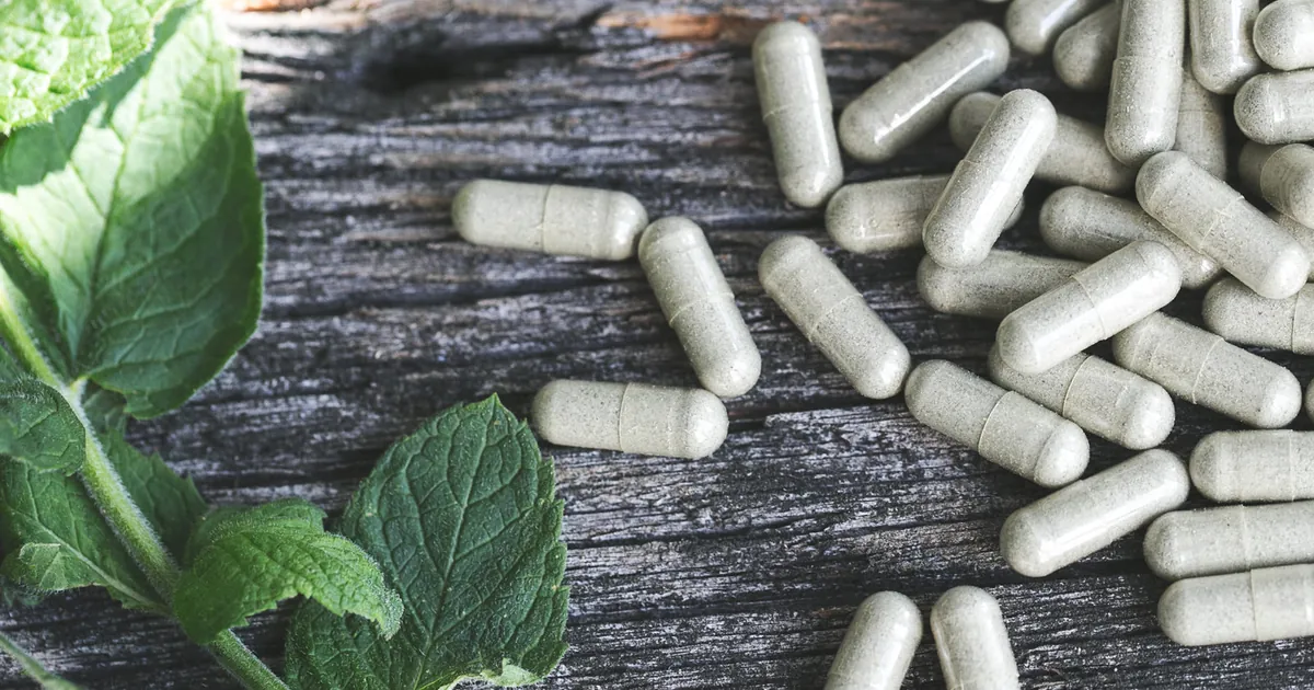 Vitamin and supplement capsules